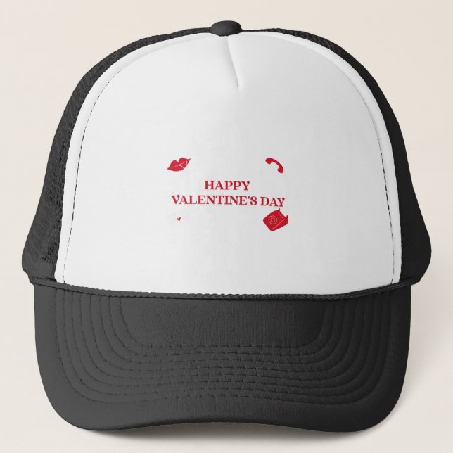 Casquette Joyeuse Saint-Valentin (Devant)