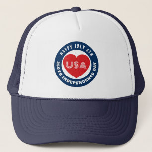 Casquette Joyeux 250e anniversaire de l'Indépendance le 4 ju