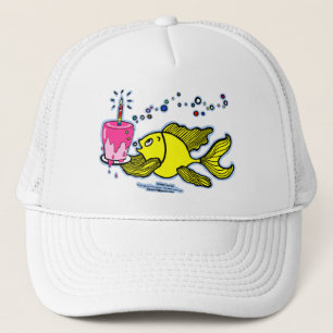 Casquette Joyeux anniversaire, Sparky avec un gâteau et une