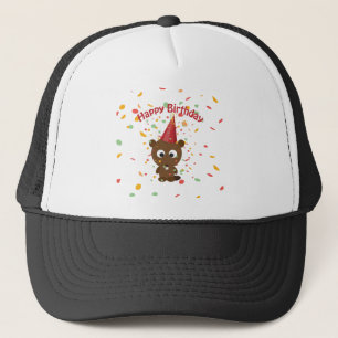 Casquette Joyeux castor d'anniversaire