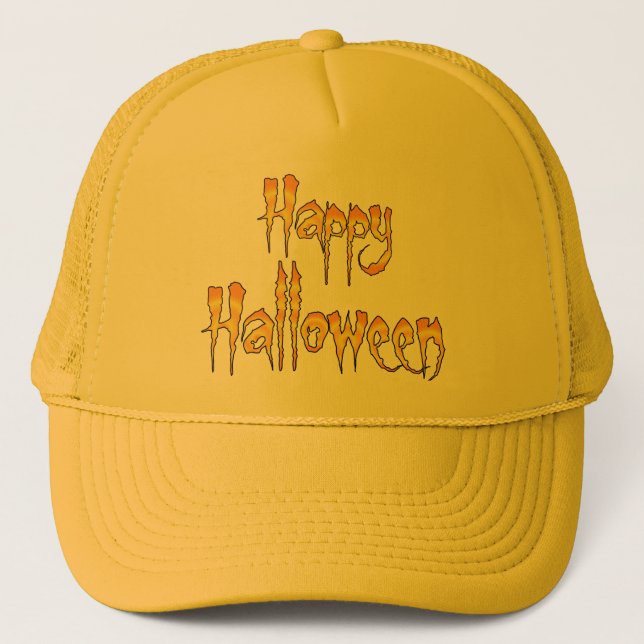 Casquette Joyeux Halloween (Devant)