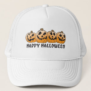Casquette Joyeux Halloween Jack-O-Lantern