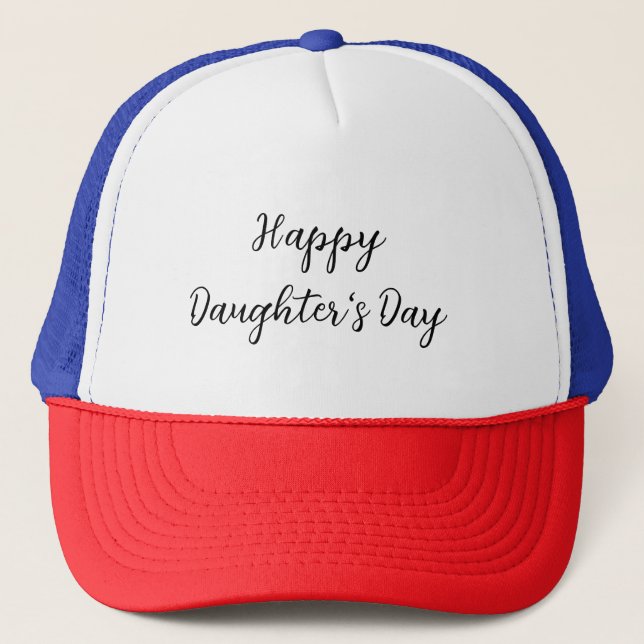 Casquette Joyeux jour de filles si.ple minimum ajouter le no (Devant)