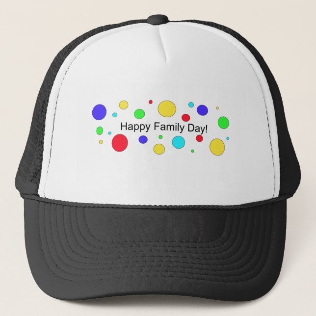 Casquette Joyeux Jour de la Famille ! (Devant)