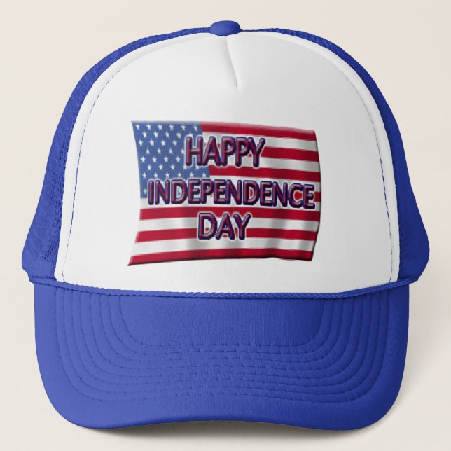 Casquette Joyeux Jour de l'Indépendance (Devant)
