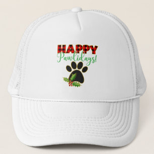 Casquette Joyeux Pawlidays   Cadeau de Noël pour Amoureux de