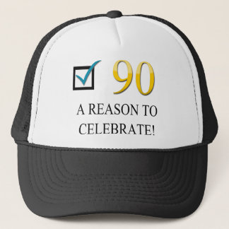 Casquette Joyeux quatre-vingt-dixième anniversaire