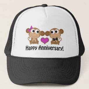 Casquette Joyeux singes d'anniversaire