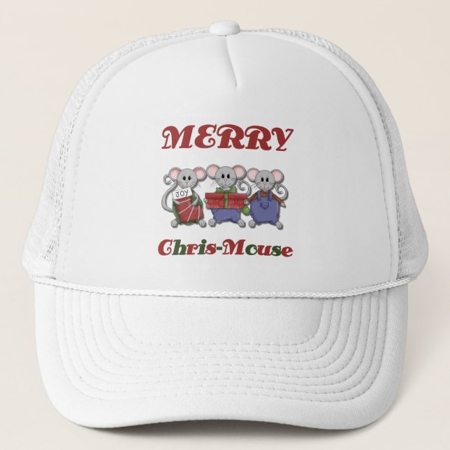 Casquette Joyeux T-shirts et cadeaux Chris-Mouse (Devant)