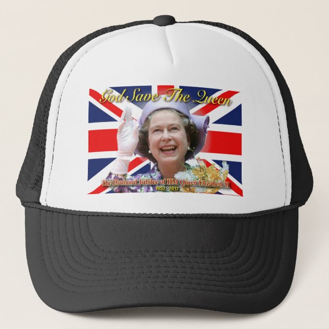 Casquette Jubilé de diamant de S.M. la Reine Elizabeth II (Devant)