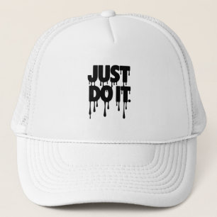Casquette Just Do It! T-shirt Lettrage Gras Rétro