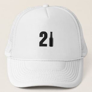 Casquette Juste anniversaire tourné de bouteille à bière 