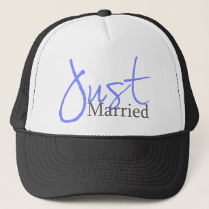 Casquette Juste marié (manuscrit bleu)