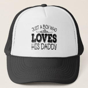 Casquette Juste Un Garçon Qui Aime Sa Fête D'Anniversaire De