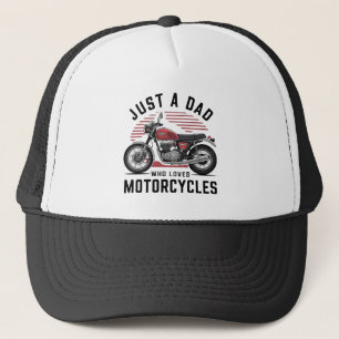 Casquette Juste Un Père Qui Aime Les Motos