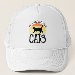 Casquette Juste une fille qui aime les chats