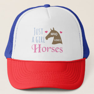Casquette Juste une fille qui aime les chevaux