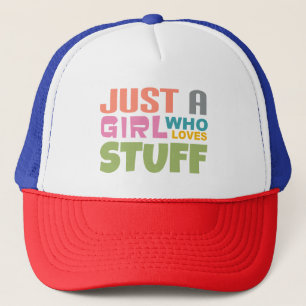 Casquette Juste une fille qui aime les trucs