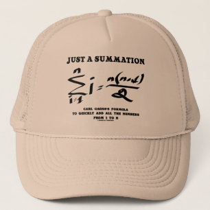 Casquette Juste Une Synthèse Math Equation Carl Gauss Formul