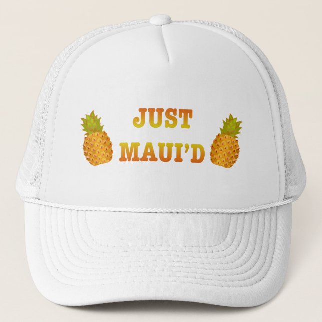 Casquette JustMauidPineapple (Devant)