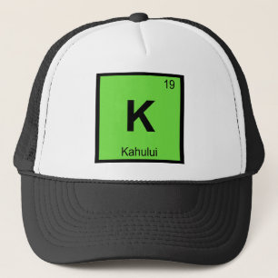 Casquette K - Kahului Maui Hawaï Chimie Tableau Périodique