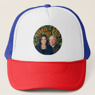 Casquette Kamala Harris Tim Walz Président Vice-Photos Camo