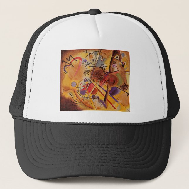 Casquette Kandinsky Brown jaune bleu rouge (Devant)