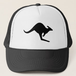 Casquette Kangourou de prudence noir et blanc