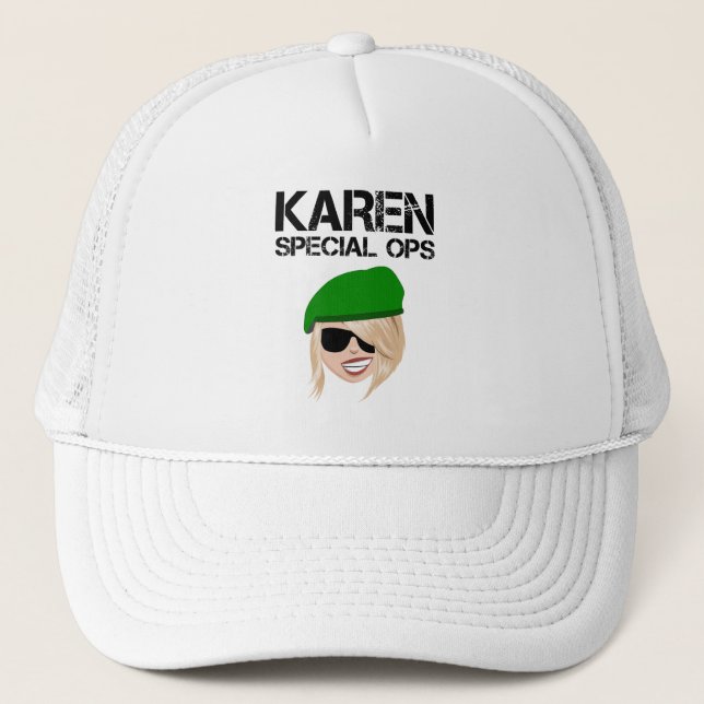 Casquette Karen Opérations spéciales (Devant)