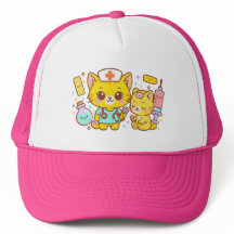 Kawaii Nurse Cat Duo