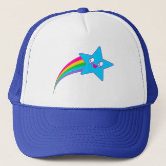 Casquette Kawaii Rave Neon Star Rainbow