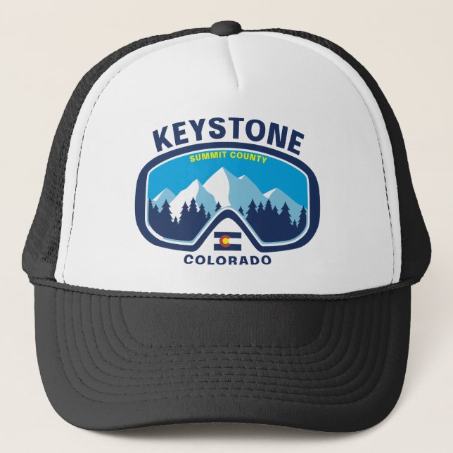 Casquette Keystone Colorado Mountain Ski Goggings (Devant)