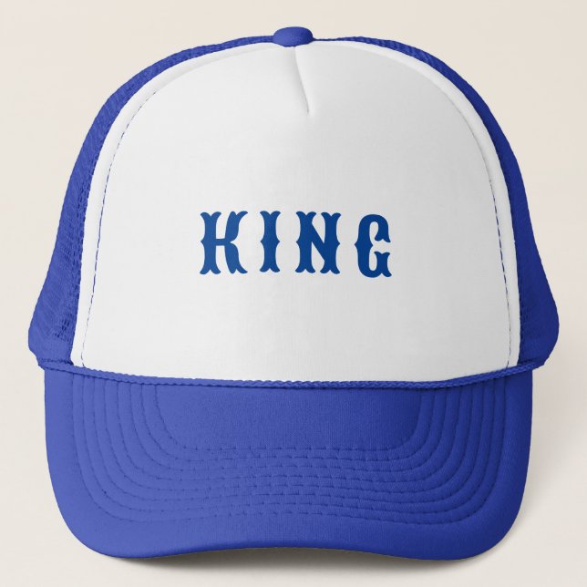 Casquette King Casquette Texte personnalisé Chapea (Devant)