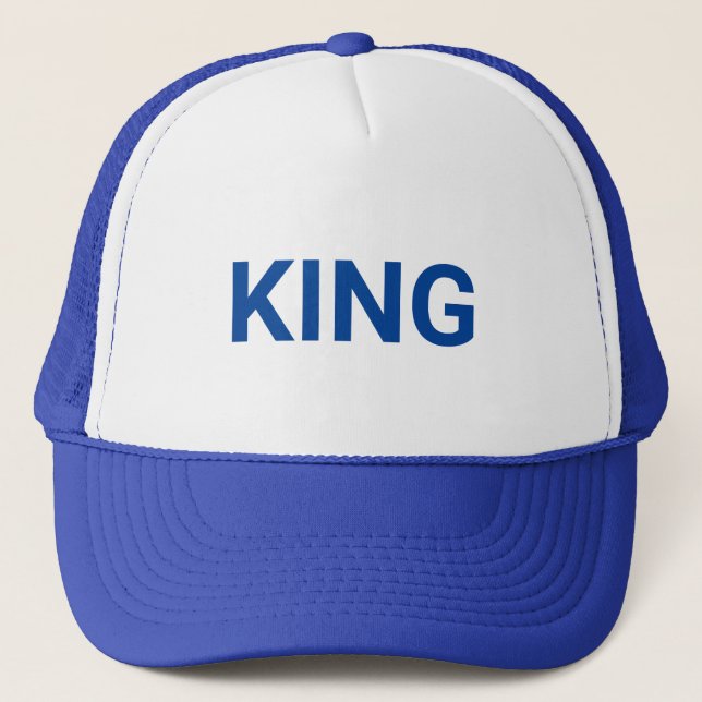 Casquette King Casquette Texte personnalisé Chapea (Devant)