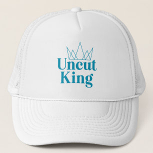 Casquette King non coupé — Blanc