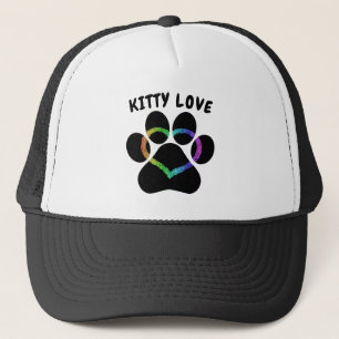 Casquette Kitty Love Rainbow Heart