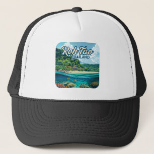 Casquette Koh Tao Thaïlande Asie Plage de plongée sous-marin