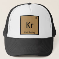Kr - Karting Sports Chimie Symbole d'élément
