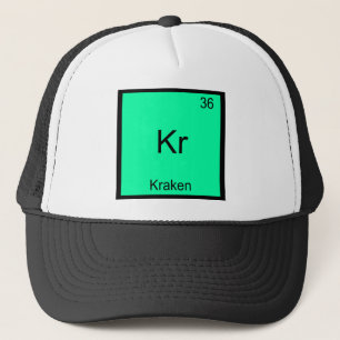 Casquette Kr - Kraken Funny Chimie Élément Symbole T-shirt