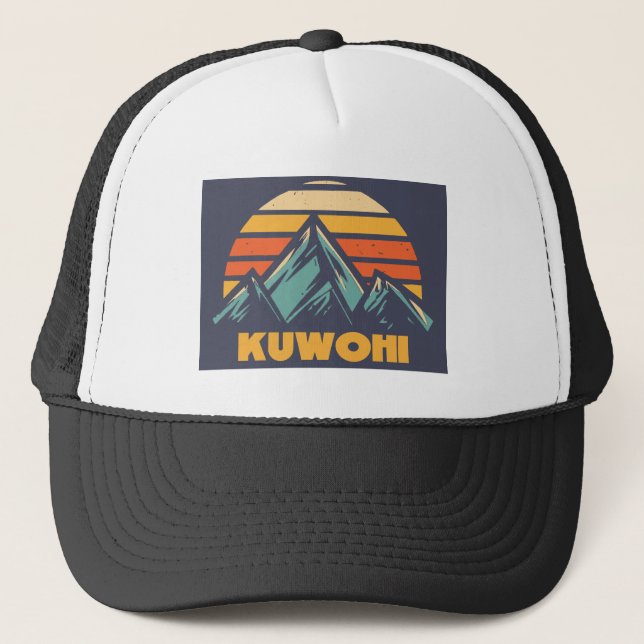 Casquette Kuwohi Caroline du Nord Tennessee Retro Turquoise (Devant)