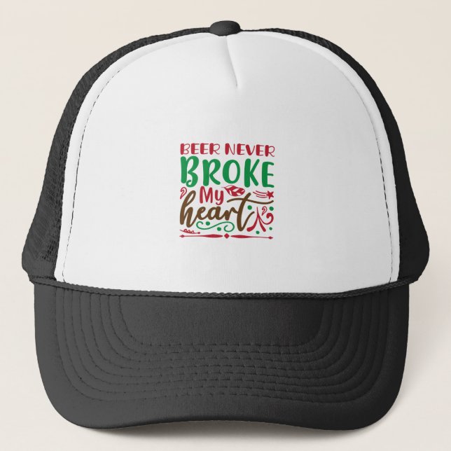 Casquette la bière n'a jamais brisé mon coeur (Devant)