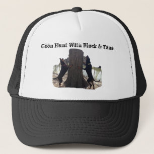 Casquette La chasse à ragondin avec le noir et bronze le