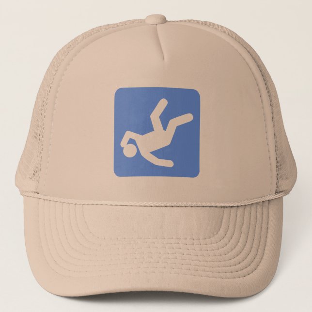 Casquette La Chute de l'Homme - Bleu Bébé (Devant)