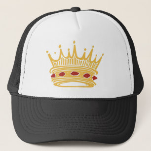 Casquette La Couronne d'un roi d'or aux bijoux