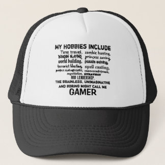 Casquette La croyance du Gamer final (blanche)