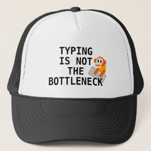 Casquette La dactylographie n'est pas le goulot