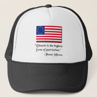 Casquette La dissidence est la forme la plus élevée de