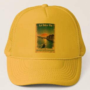 Casquette . La Dolce Vita - Inspiré par les affiches des ann