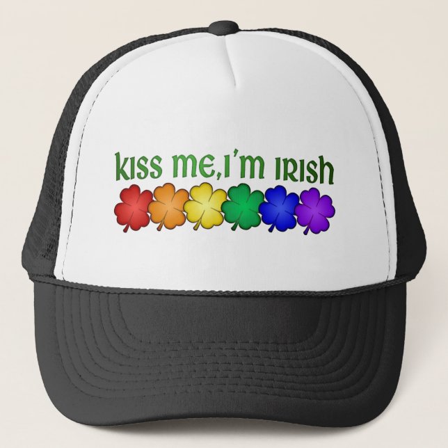 Casquette La fierté m'embrassent que je suis irlandais (Devant)