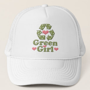 Casquette La fille verte réutilisent réutiliser le casquet